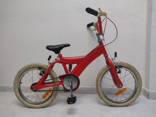 Bicicleta Infantil Roja 16 Pulgadas