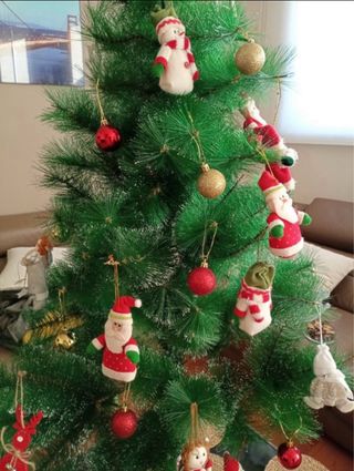 Árbol de Navidad decorado