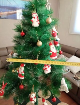 Árbol de Navidad decorado