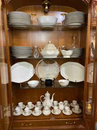 Juego de vajilla completo porcelana