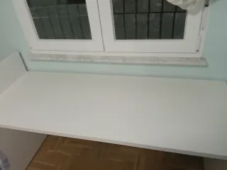 Escritorio moderno madera blanco