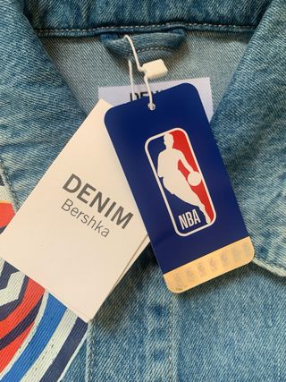 Chaleco Oversize Denim NBA x Bershka