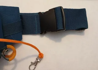 Marsupio Discovery Adventures blu/arancione