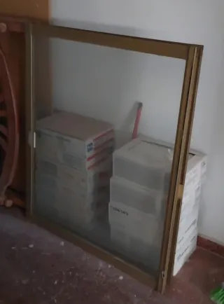 Ventana corredera aluminio, precio negociable