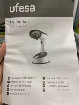 Plancha de vapor vertical Ufesa Black Mist