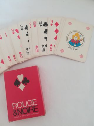 Carte da Gioco Rouge & Noire