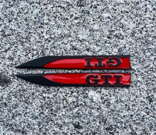 Insignia GTI TCR Lateral Negro Rojo