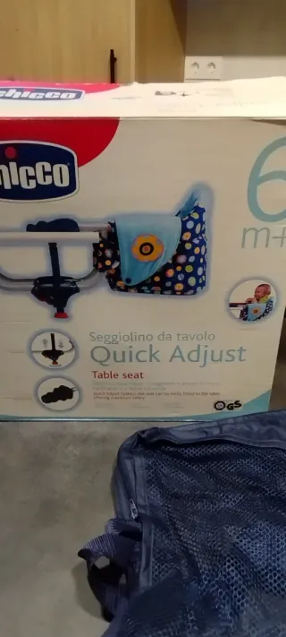 SILLA DE MESA PARA BEBÉ "MARCA CHICCO"