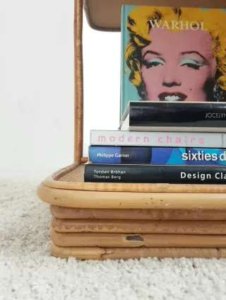 Mueble de Bambú. Vintage, 80s.