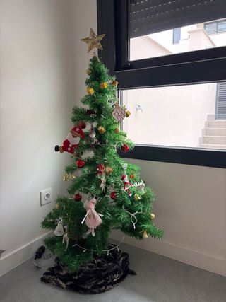 Árbol de Navidad decorado