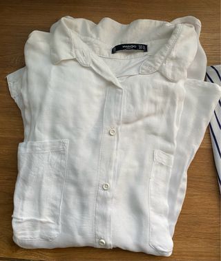 LOTE 3 CAMISAS TALLA L MANGO, BERSHKA Y STRADIVARI