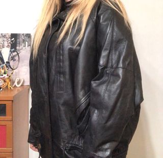 Abrigo de cuero (piel) Vintage Nuevo