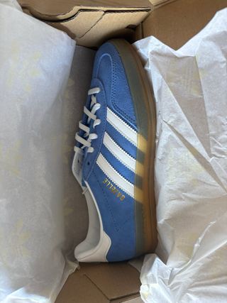 Zapatillas Adidas Gazelle Indoor Azul Talla 39.5