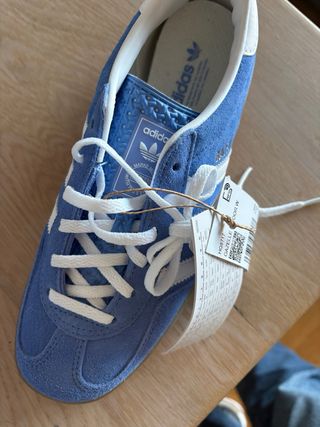 Zapatillas Adidas Gazelle Indoor Azul Talla 39.5