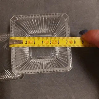 Vasetto in vetro decorato