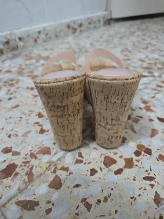 Sandalias Beige Talla 38