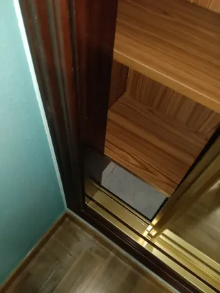 Puertas de armario con espejo 250x235 entero