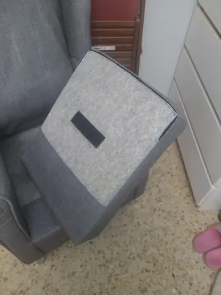 Sofa individual/sillon/butaca gris