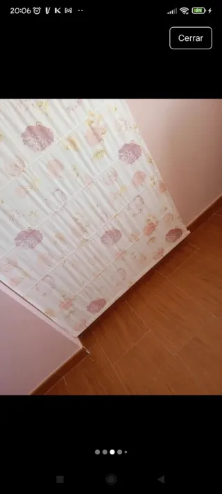 Estor Hortensias alargado con accesorios