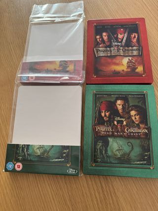 Trilogía Piratas del Caribe Steelbook Bluray - J19