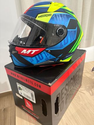 Casco MT Integran Carretera Azul