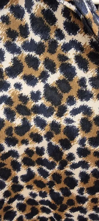 Camisa Massimo Dutti Talla 38 Animal Print