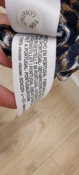 Camisa Massimo Dutti Talla 38 Animal Print