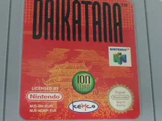 Daikatana. FPS. Nintendo 64 PAL EUR