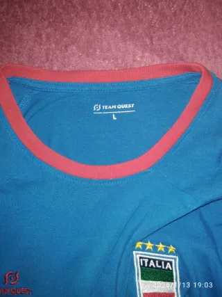 Camiseta deportiva Italia azul