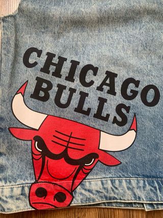Chaleco Oversize Denim NBA x Bershka
