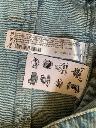 Chaleco Oversize Denim NBA x Bershka