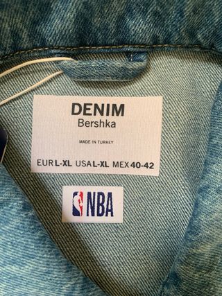 Chaleco Oversize Denim NBA x Bershka
