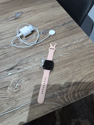 Apple Watch SE 40mm Negro con Correa Rosa