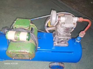 Compresor de aire con correa