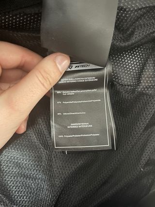 Chaqueta Moto R-Tech Mujer Negra Roja Blanca