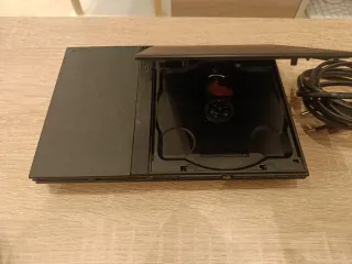 Lote PS2 Slim + 9 Juegos, Mando, Memory y Cables