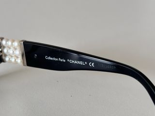 Gafas Chanel Perlas Negras Blancas