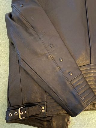 Chaqueta de Piel Original Negro