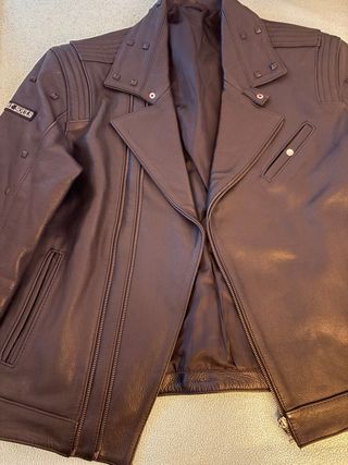 Chaqueta de Piel Original Negro