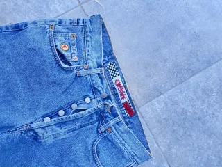 Jeans Energie Vintage Anni '90 Aerografati Nuovi