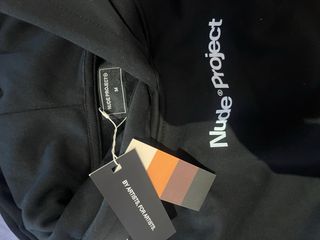 Sudadera Nudet Project Negra Flores