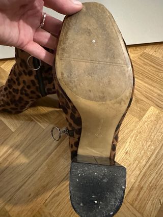 Botines leopardo Stradivarius T.39