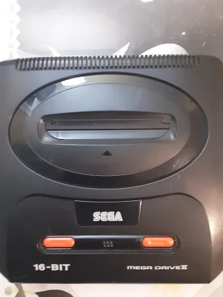 Consola Sega Mega Drive II Negra