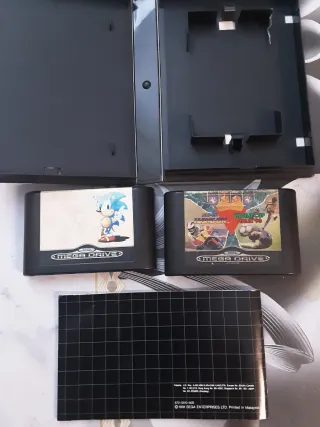 Consola Sega Mega Drive II Negra