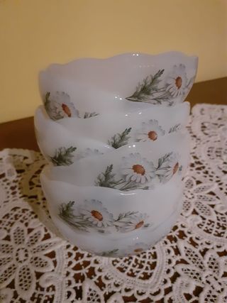 Arcopal cuencos Margaritas