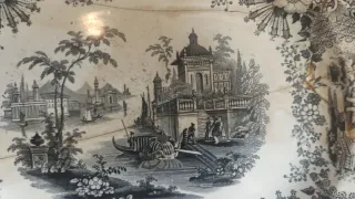 Bandeja Antigua Porcelana Pickman