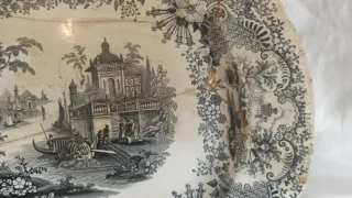 Bandeja Antigua Porcelana Pickman