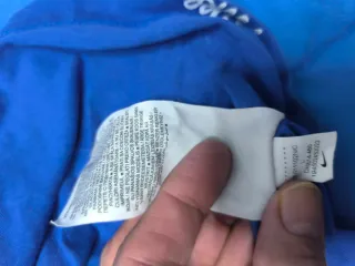 Camiseta Nike Azul Estampada