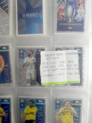 Cromos Topps Champions 2024/25