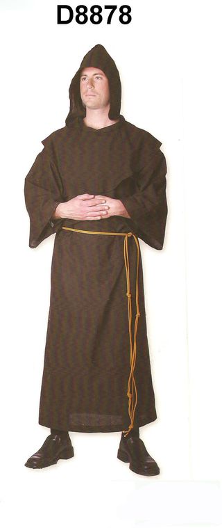 Disfraz Monje Adulto Marrón